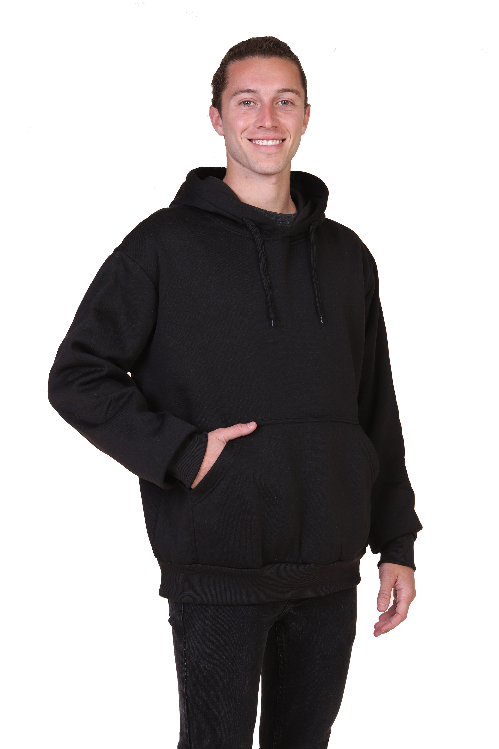 Maxxsel Unisex Poly Fleece Pullover Hoodie S 3XL