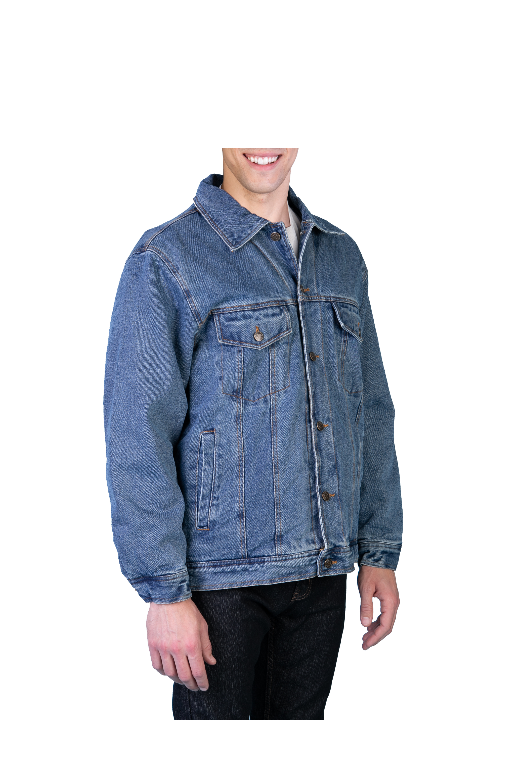 Wrangler Men's Concealed Carry Blanket-Lined Denim Jacket | Sheplers